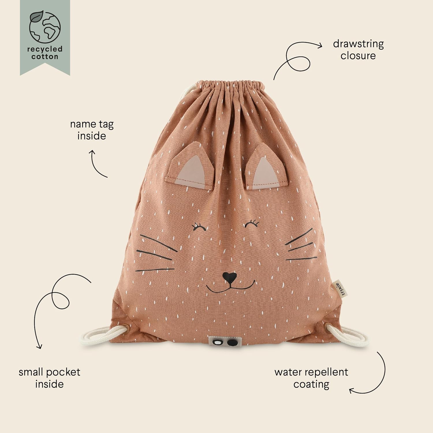 Trixie Unisex-Kindertasche mit Kordelzug, Einheitsgröße – Bild 3