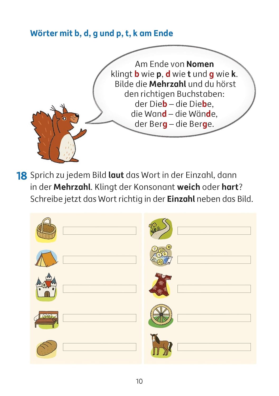 Deutsch 3. Klasse Übungsheft - Rechtschreiben und Diktate: Rechtschreibung, Groß- und Kleinschreibung. Wie im Unterricht: Erklärungen mit Übungen und Lösungen (Forder- und Förderhefte, Band 253) – Bild 4