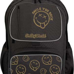 Herlitz Be.bag Cube 11281391 School Backpack, Golden Rock, black, S, School backpack