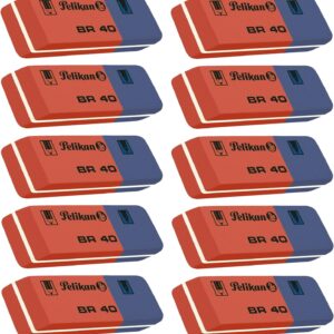 Pelikan BR40 Eraser Rubber, blue / red