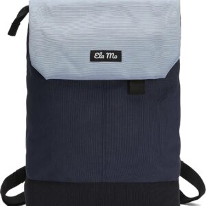 Ela Mo Women’s Backpack, Beautiful and Sophisticated, Daypack with Laptop Compartment and Anti-Theft Bag for Trips, University, School and Office – Night Blue, size: m