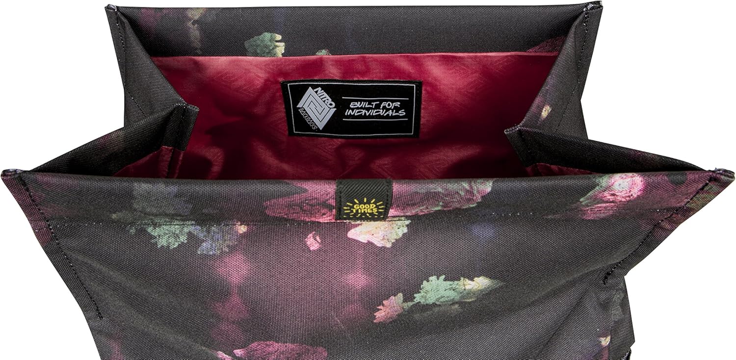 Nitro Scrambler, Businessrucksack mit Roll-Top und gepolstertem 15“ Wide Laptopfach, Urban Mobility Rucksack, Kurierrucksack, Alltagsrucksack, 28 L + – Bild 8