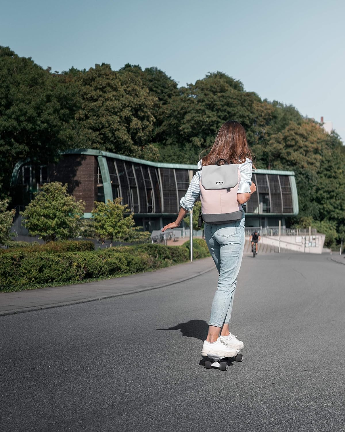 Ela Mo™ Daypack Backpack | Beautiful and Thoughtful | with Laptop Compartment & Anti-Theft Bag |, Rose On Rocks – Bild 2