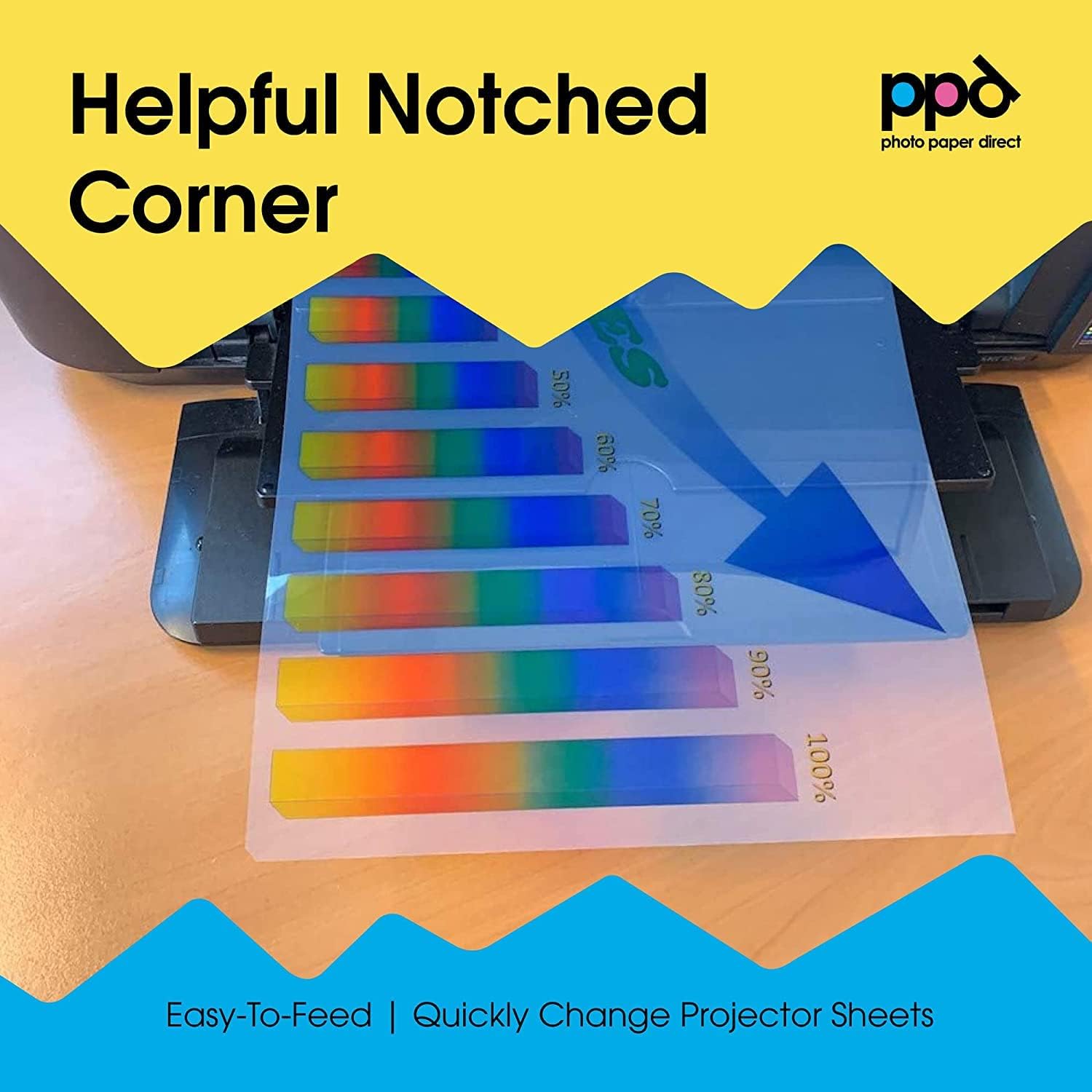 A4 Inkjet Transparency Film (Overhead Projector Film) x 50 Sheets -with removable sensor stripe – Bild 6