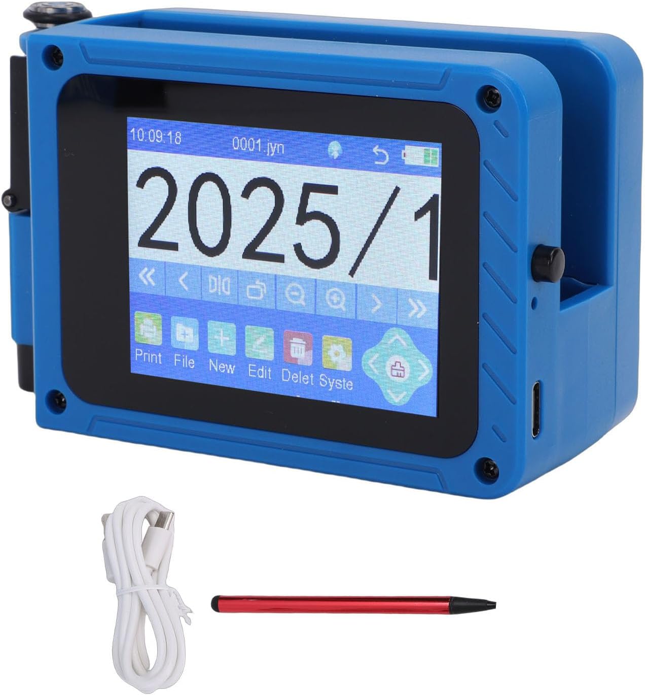 Eujgoov Handheld-Tintenstrahldrucker, Tragbares HD-Touchscreen-Kodiergerät mit Intelligenter 4-Kern-CPU für QR-Code, Produktionsdatum, Seriennummer – Bild 6