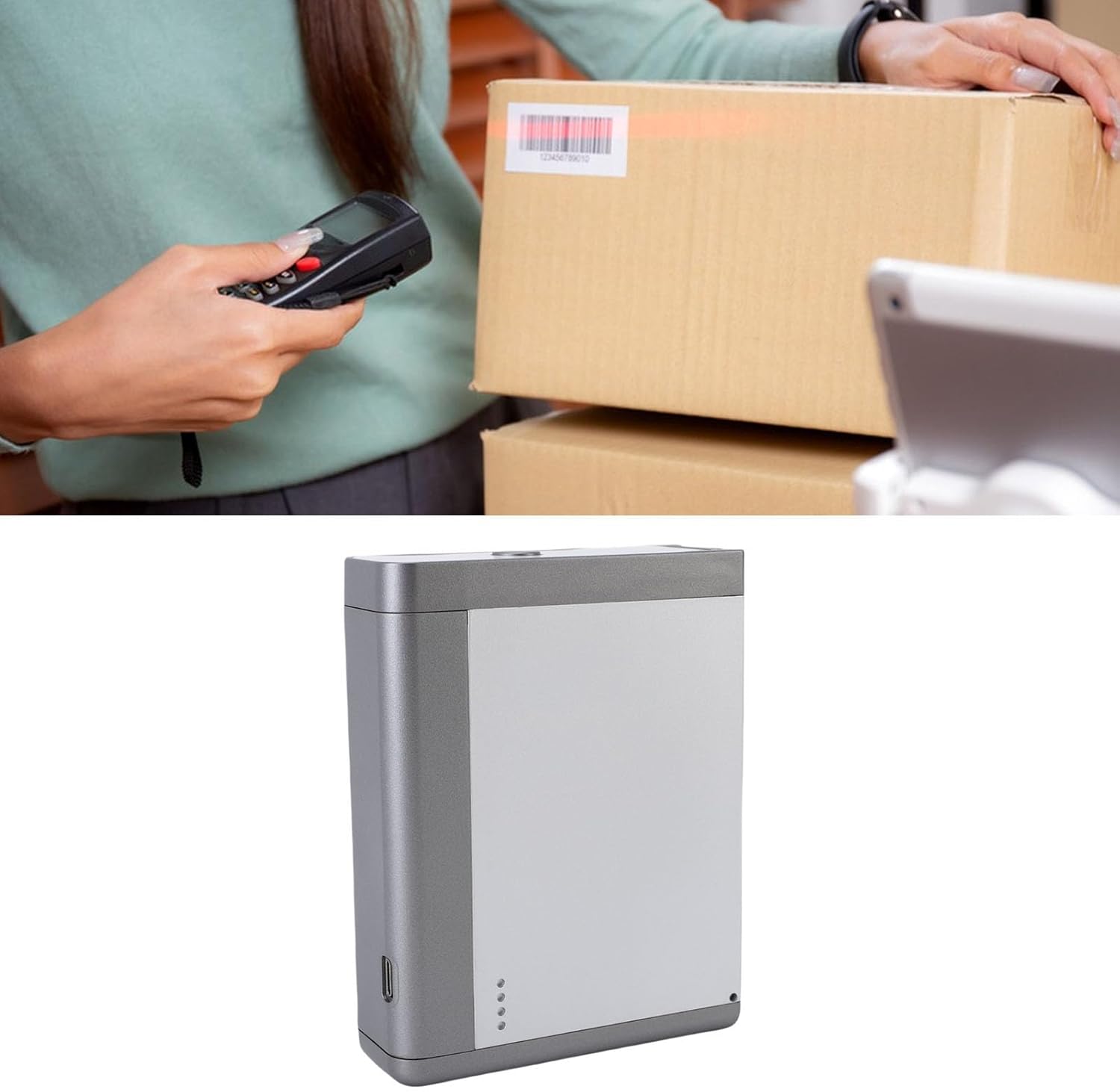 Fafeicy Intelligent Portable Inkjet Printer, Connection for Phone with Quick Drying Waterproof Ink, Supports iOS and Multiple Printing Materials – Bild 3