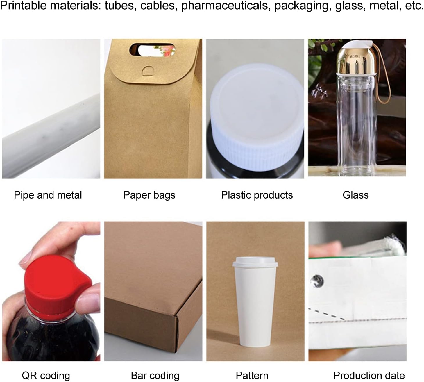 ciciglow 42ml Handheld Drucker Tinte Patronen -Rapid -Trocknungs -Tintenstrahldrucker -Patrone Ersatz 12,7 Mm Universal für SC12 SC12T CP12 CP12W SC12KJ mit ABS -Material für (Black) – Bild 5