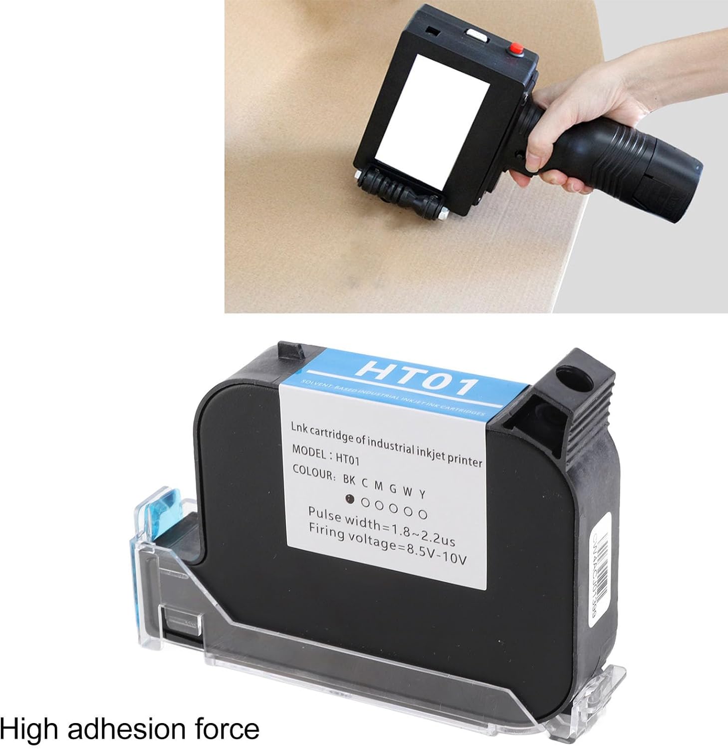 ciciglow 42ml Handheld Drucker Tinte Patronen -Rapid -Trocknungs -Tintenstrahldrucker -Patrone Ersatz 12,7 Mm Universal für SC12 SC12T CP12 CP12W SC12KJ mit ABS -Material für (Black) – Bild 2