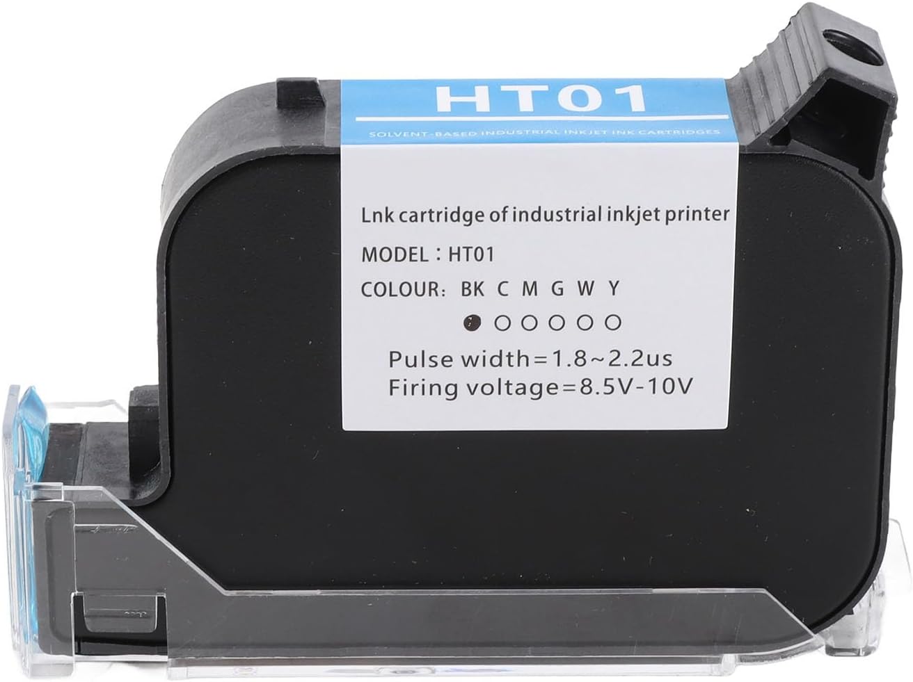 ciciglow 42ml Handheld Drucker Tinte Patronen -Rapid -Trocknungs -Tintenstrahldrucker -Patrone Ersatz 12,7 Mm Universal für SC12 SC12T CP12 CP12W SC12KJ mit ABS -Material für (Black)