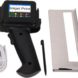 Tragbare Tintenstrahldrucker Pistole Mini Tragbar Schnell Trocknende 12,7mm für QR-Code Barcode Zähler Chargennummer Datum Coder
