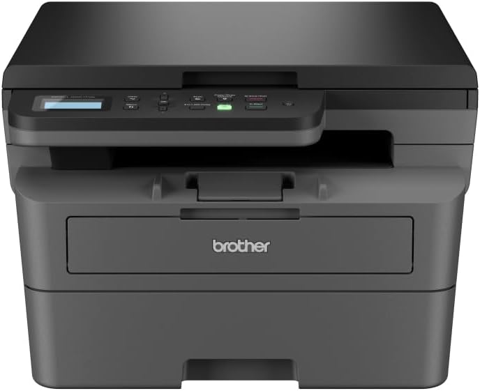 Brother | DCP-L2627DWE | EcoPro | 3-in-1 Monochrome Laser Multifunction Printer | 32ppm | Automatic Duplex Printing | 2-line LCD Control Panel
