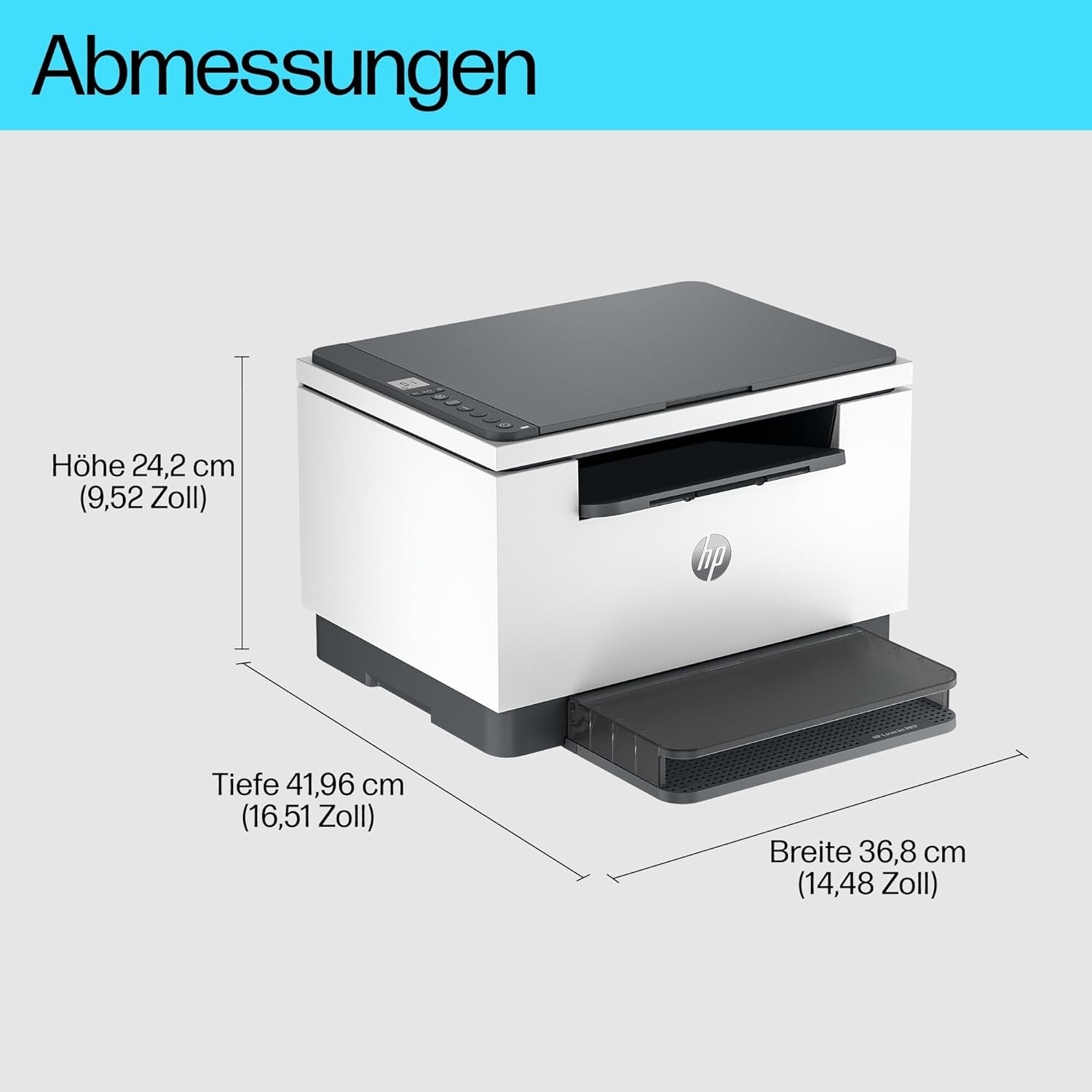HP LaserJet MFP M234d Multifunction Laser Printer, Black and White, Print, Copy, Scan, Automatic, Double-Sided Printing, USB, Smart App, Intelligent User Interface – Bild 11