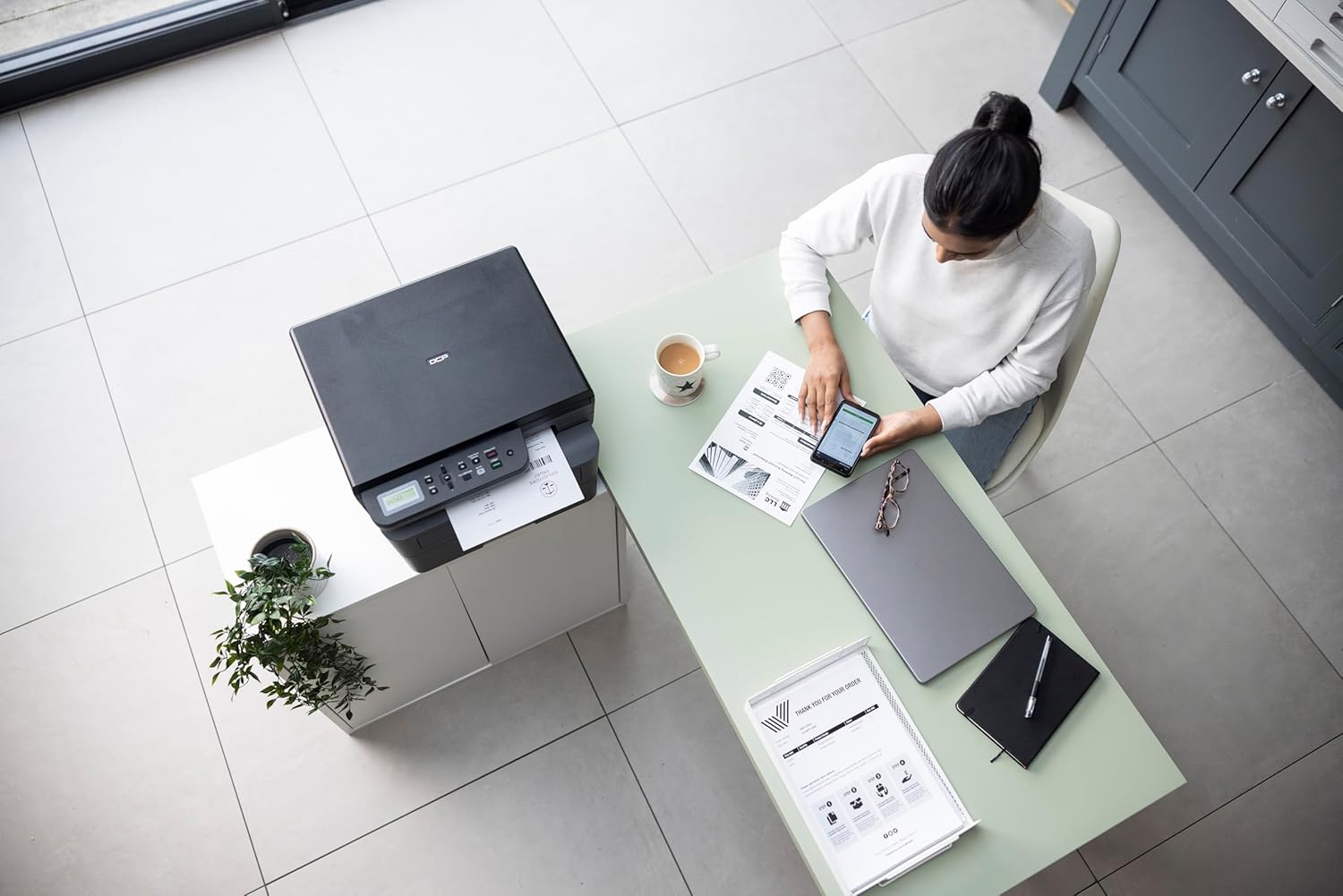 Brother | DCP-L2627DWE | EcoPro | 3-in-1 Monochrome Laser Multifunction Printer | 32ppm | Automatic Duplex Printing | 2-line LCD Control Panel – Bild 7