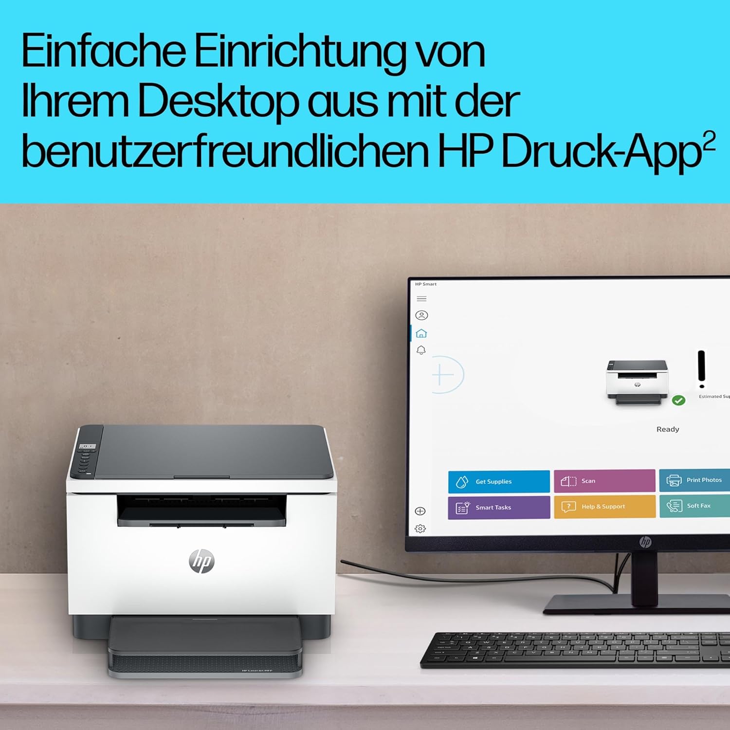 HP LaserJet MFP M234d Multifunction Laser Printer, Black and White, Print, Copy, Scan, Automatic, Double-Sided Printing, USB, Smart App, Intelligent User Interface – Bild 10