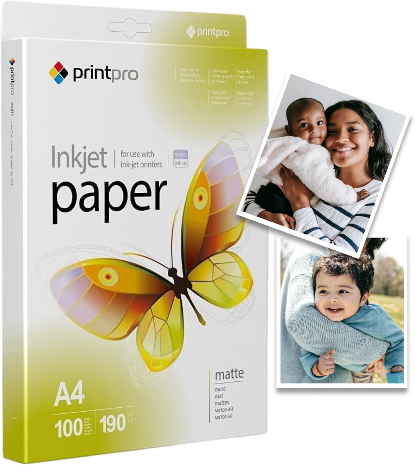 Colorway Printpro Photo Paper Matt 190 g/m² 100 Sheets A4 Instant Dry Waterproof for All Inkjet Printers