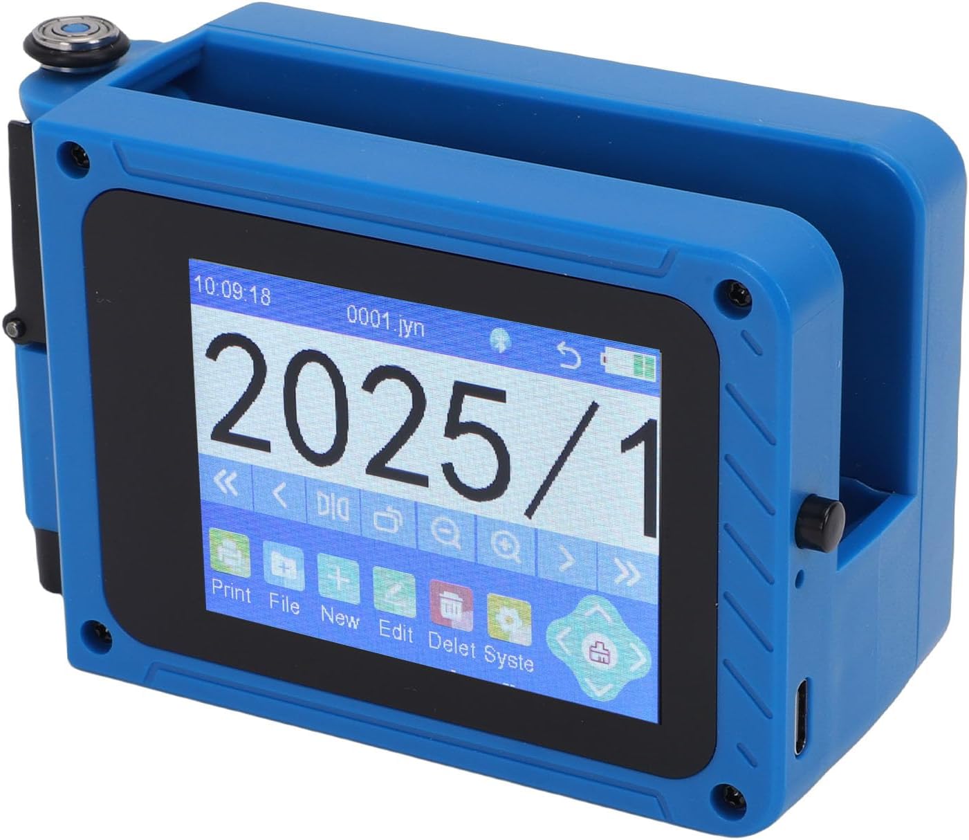 Eujgoov Handheld-Tintenstrahldrucker, Tragbares HD-Touchscreen-Kodiergerät mit Intelligenter 4-Kern-CPU für QR-Code, Produktionsdatum, Seriennummer