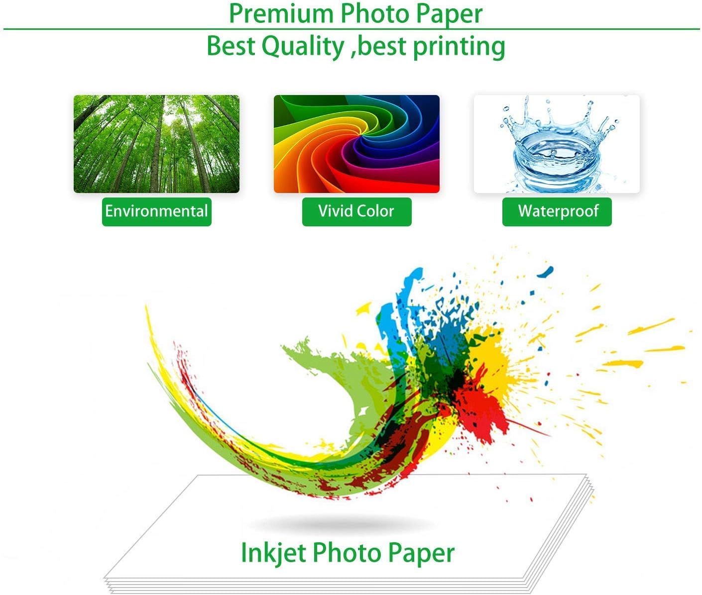 Koala Inkjet Photo Paper Double Sided Matt A4 230gsm 100 Sheets Suitable for Printing Photos, Certificates, Brochures, Flyers, Folders, Greeting Cards, Calendars, Art – Bild 2