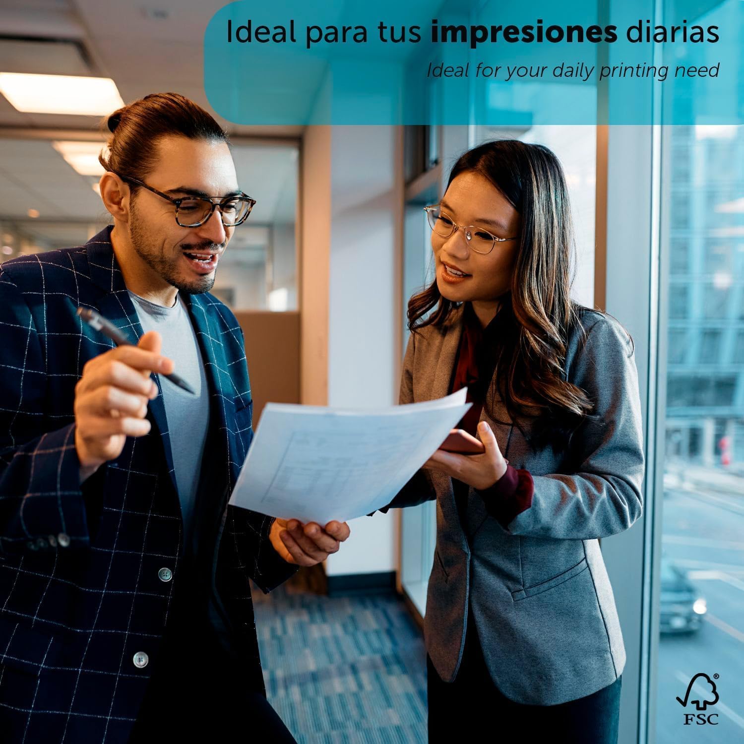 A4 Sheets 300g 50 Sheets Multifunction Paper for Laser and Inkjet Printer Copier Office School Supplies - m-office (50 Sheets 300g) – Bild 5