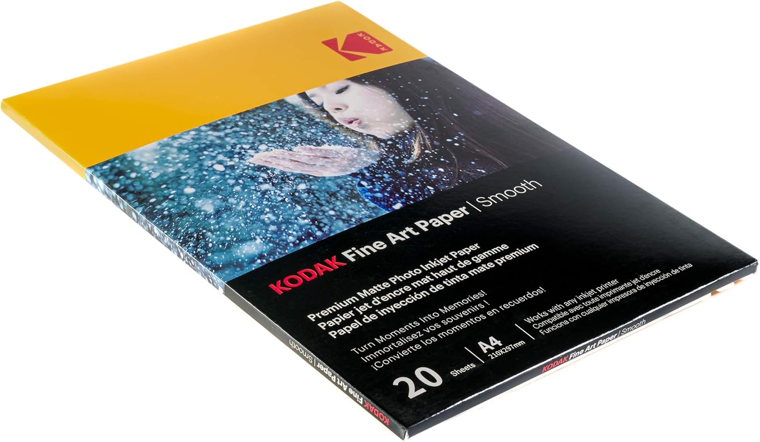 KODAK Fine Art Paper - Matte Photo Paper, 50 Sheets, 180 g/m², A6 Format (10 x 15 cm), Inkjet Print, Canvas Effect, Premium Quality to Capture Your Memories – Bild 4