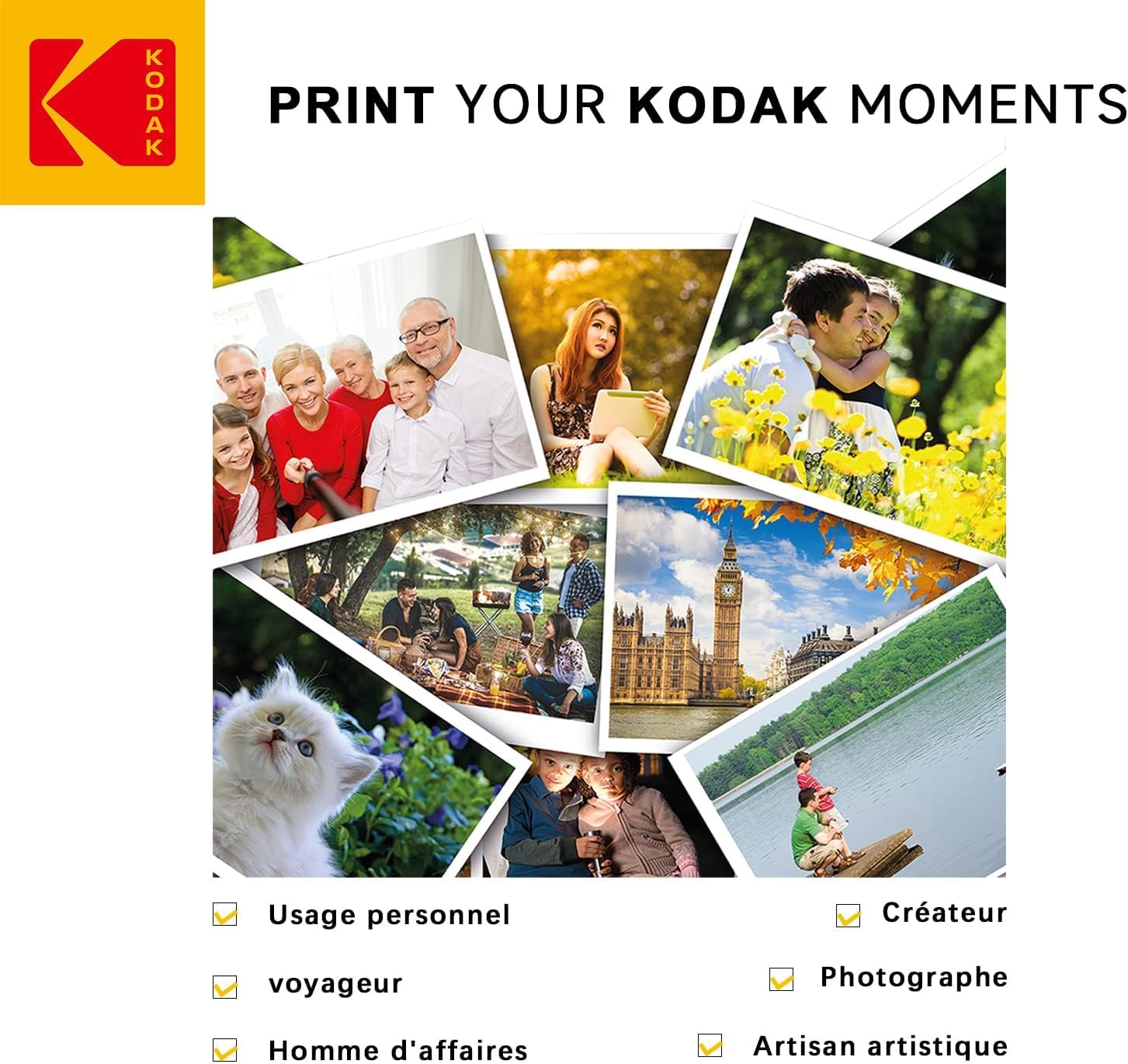KODAK Ultra Premium Photo Paper, Glossy Photo Paper, Pack of 20 Sheets, Format 13 x 18 cm, 280 g/m², Inkjet Print, Ideal for Albums and Picture Frames – Bild 7