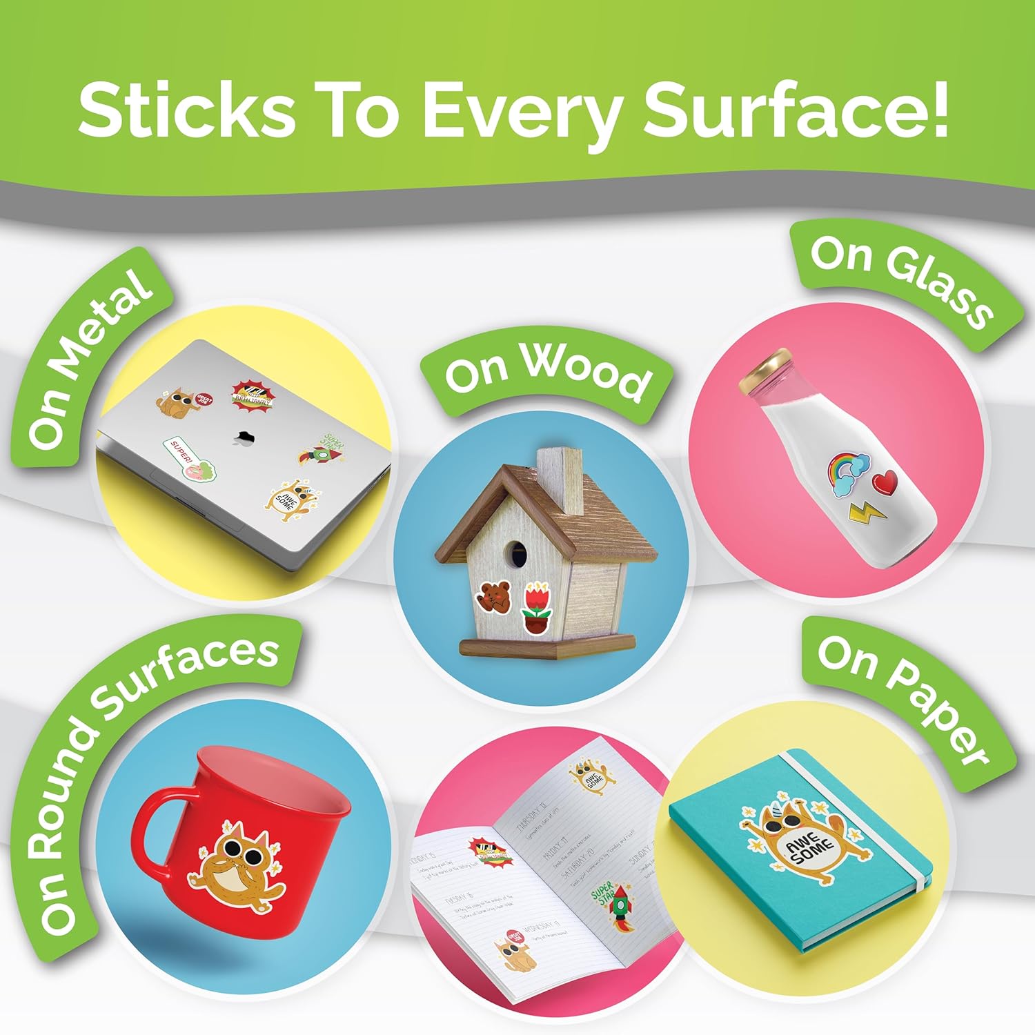 High Quality Printable Vinyl Sticker Paper - 34 Sheets - A4 - Matte - Waterproof - Laser and Inkjet Compatible Vinyl Sticker Paper - Cricut Compatible – Bild 6