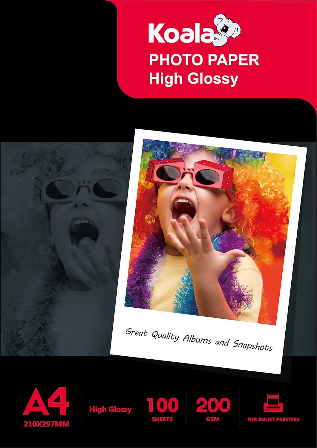 KOALA Inkjet Photo Paper, Glossy, 200 gsm