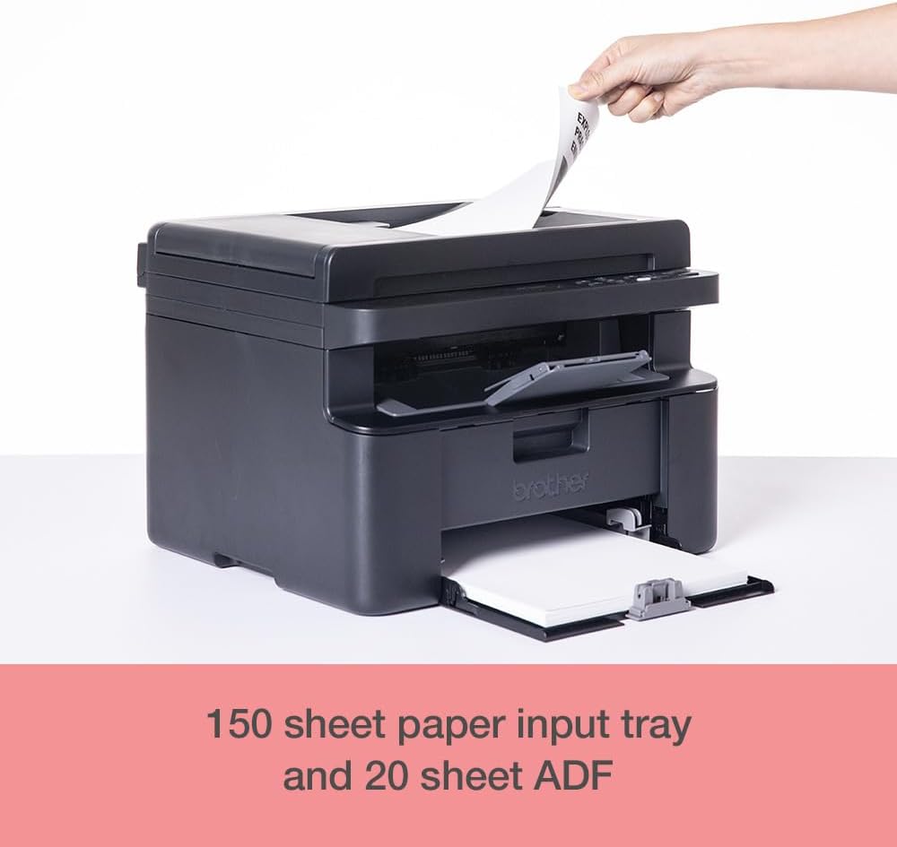 Brother DCPL1660WZU1 Multifunction Printer Laser A4 2400 x 600 DPI 20ppm WLAN (DCP-L1660W Compact 3-IN-1 MONO - Laser Printer 20PPM A4 2400X600D) - UK Version – Bild 6