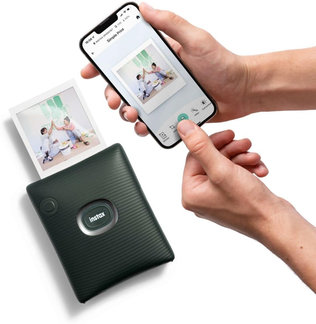 INSTAX Square Link Smartphone Printer, Midnight Green – Bild 2