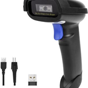 NT-1228BC Bluetooth CCD Barcode Scanner Handheld USB Wireless 1D CCD bar Codes Imager for Mobile Payment Computer Screen Scan Support iOS & Android