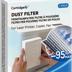Printer Fine Dust Filter for Laser Printers 150 x 100 mm Pack of 1