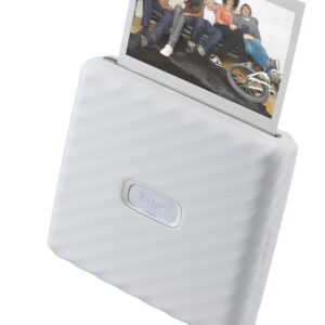 INSTAX LINK Wide Smartphone Printer, Ash White