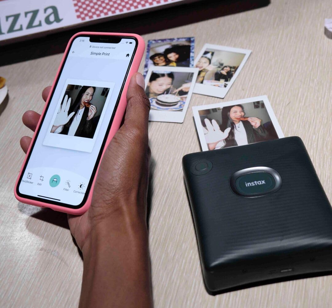 INSTAX Square Link Smartphone Printer, Midnight Green – Bild 4