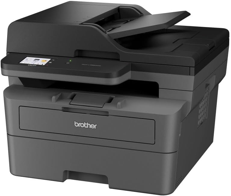 Brother DCP-L2660DW - 3-in-1 Multifunction Laser Printer Monochrome - Wi-Fi & LAN - 50 Sheet Automatic Document Feeder - Print Speed of 34 ppm