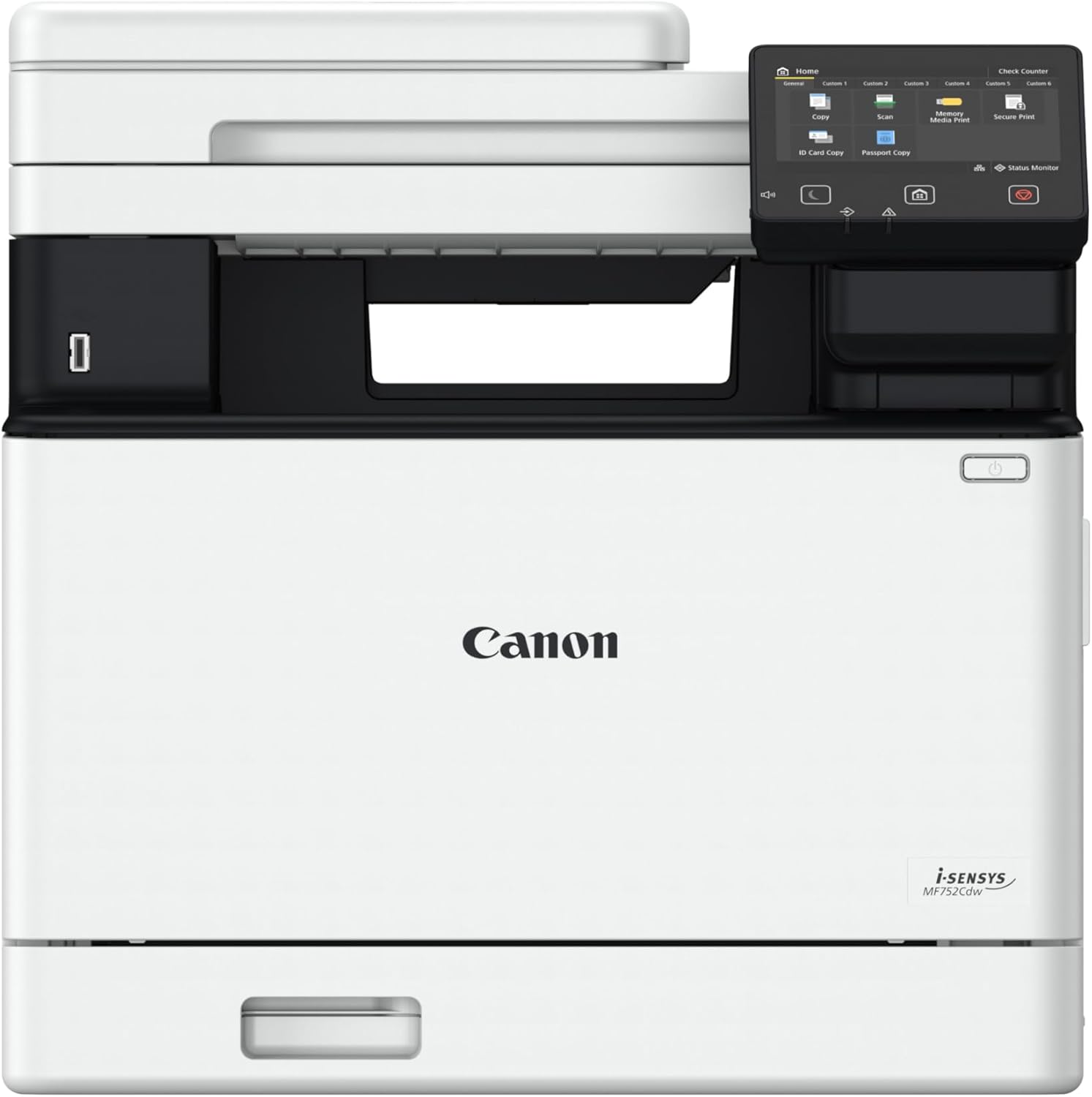 Canon i-SENSYS MF752Cdw A4 Colour Laser MFP Print Copy Scanning, USB, LAN, WLAN, 250 Sheets Paper Cassette, 12.7 cm LCD Colour Touch Screen, Duplex Printing – Bild 3