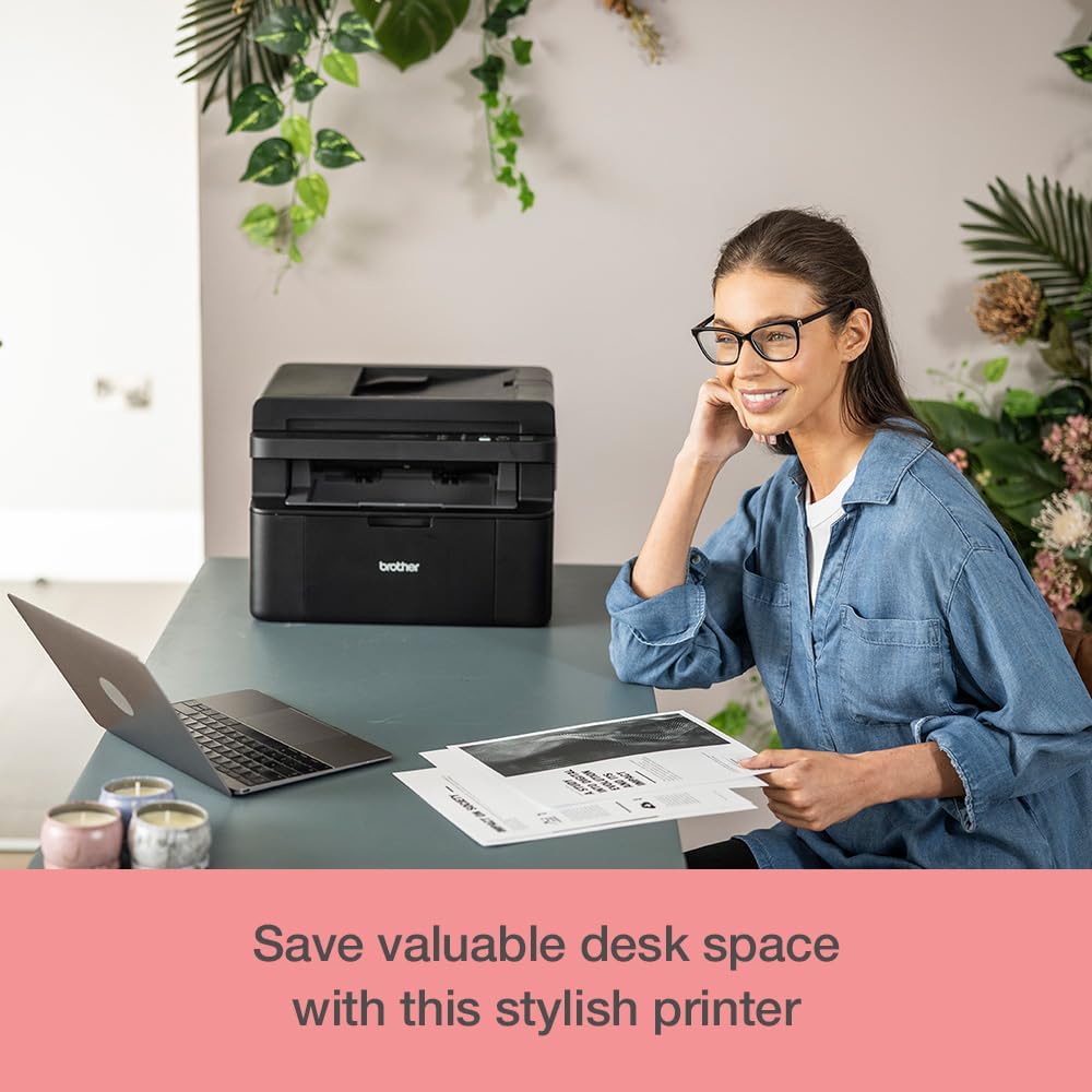 Brother DCPL1660WZU1 Multifunction Printer Laser A4 2400 x 600 DPI 20ppm WLAN (DCP-L1660W Compact 3-IN-1 MONO - Laser Printer 20PPM A4 2400X600D) - UK Version – Bild 4