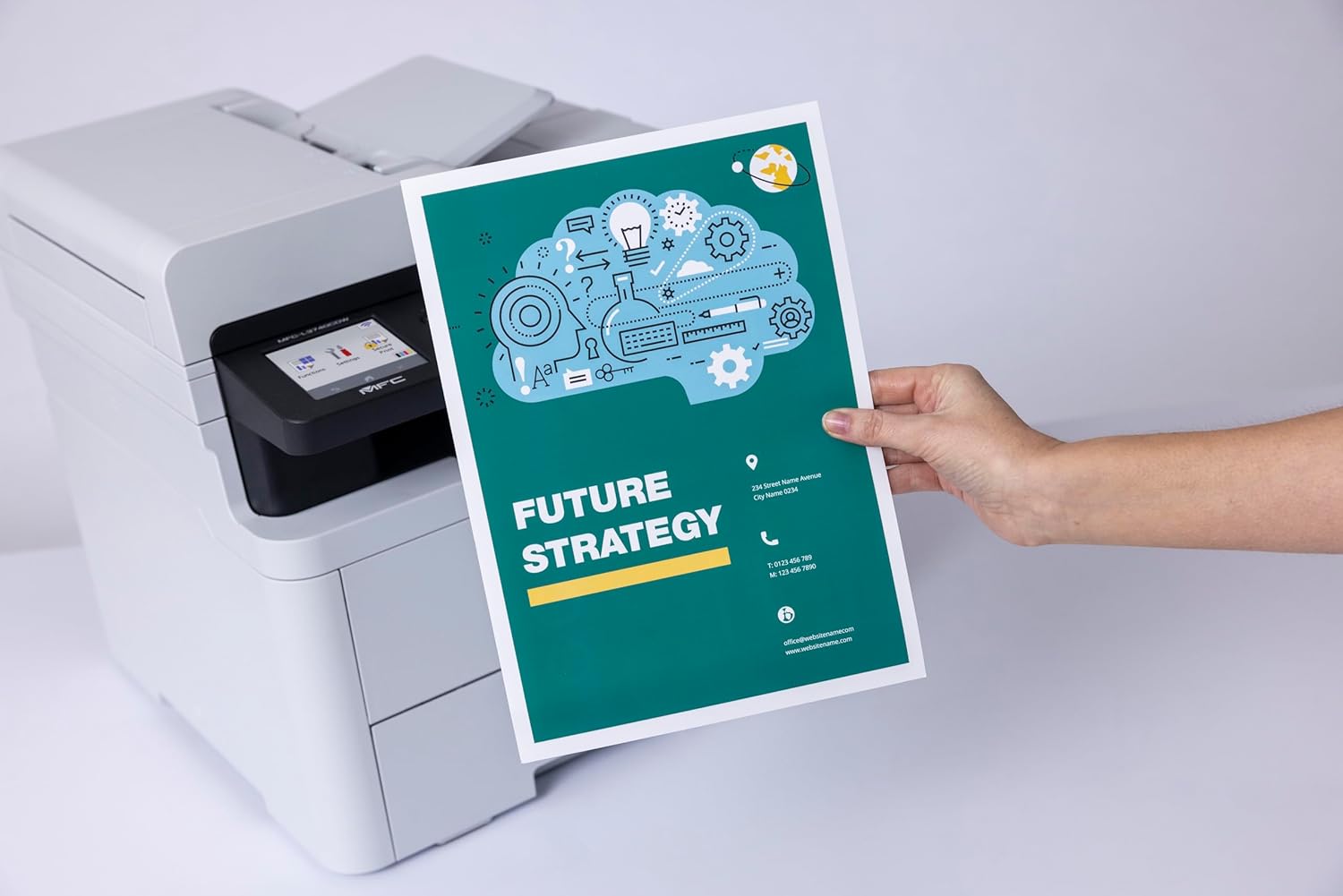 Brother MFC-L3740CDW - 4-in-1 Colour Multifunction Device with WLAN/LAN and Duplex Printing – Bild 5