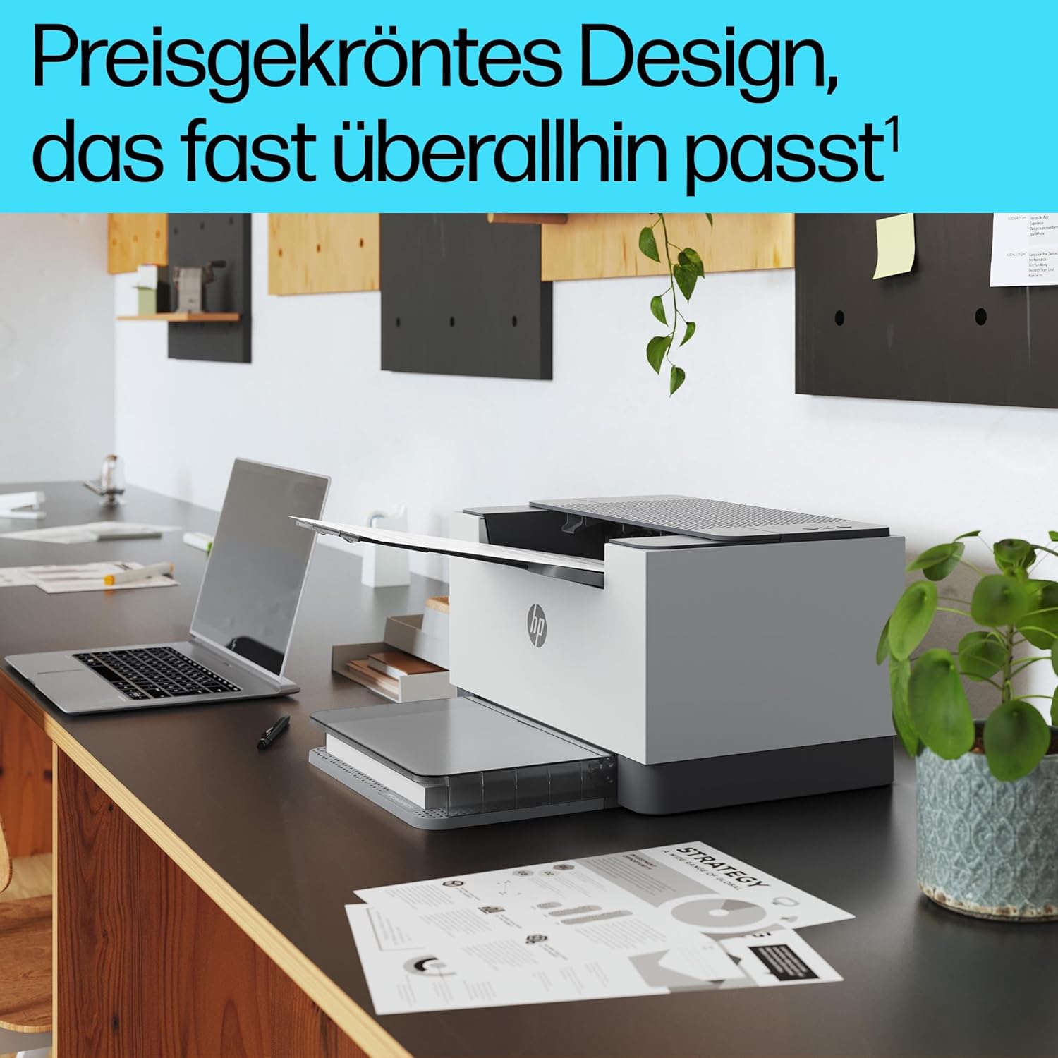 HP LaserJet M209d Laser Printer Black and White Automatic Double-Sided Printing, USB, LED Control Panel, Output Tray for 100 Sheets, Auto-On/Auto-Off, Smart App – Bild 6