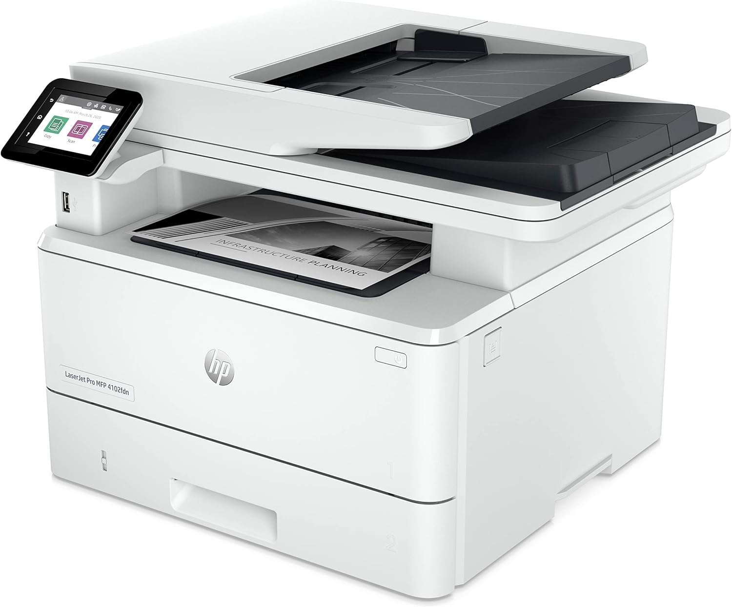 HP LaserJet Pro MFP 4102fdn Multifunction Laser Printer, Fax, Automatic Double-Sided Printing, High Print Speed, Up to 80,000 Pages per Month, Wolf Pro Security – Bild 11