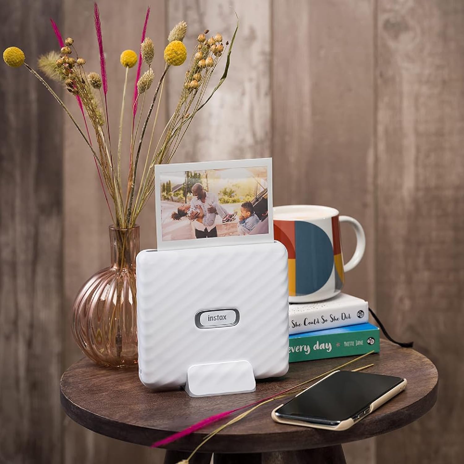 INSTAX LINK Wide Smartphone Printer, Ash White – Bild 5
