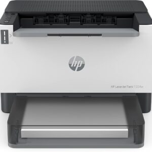 HP LaserJet Tank 1504w Laser Printer with Dual Band Wi-Fi, Bluetooth LE, Smart App, Includes Original Toner for up to 5000 Pages, 22 ppm, Print on Both Sides, Energy-saving, White