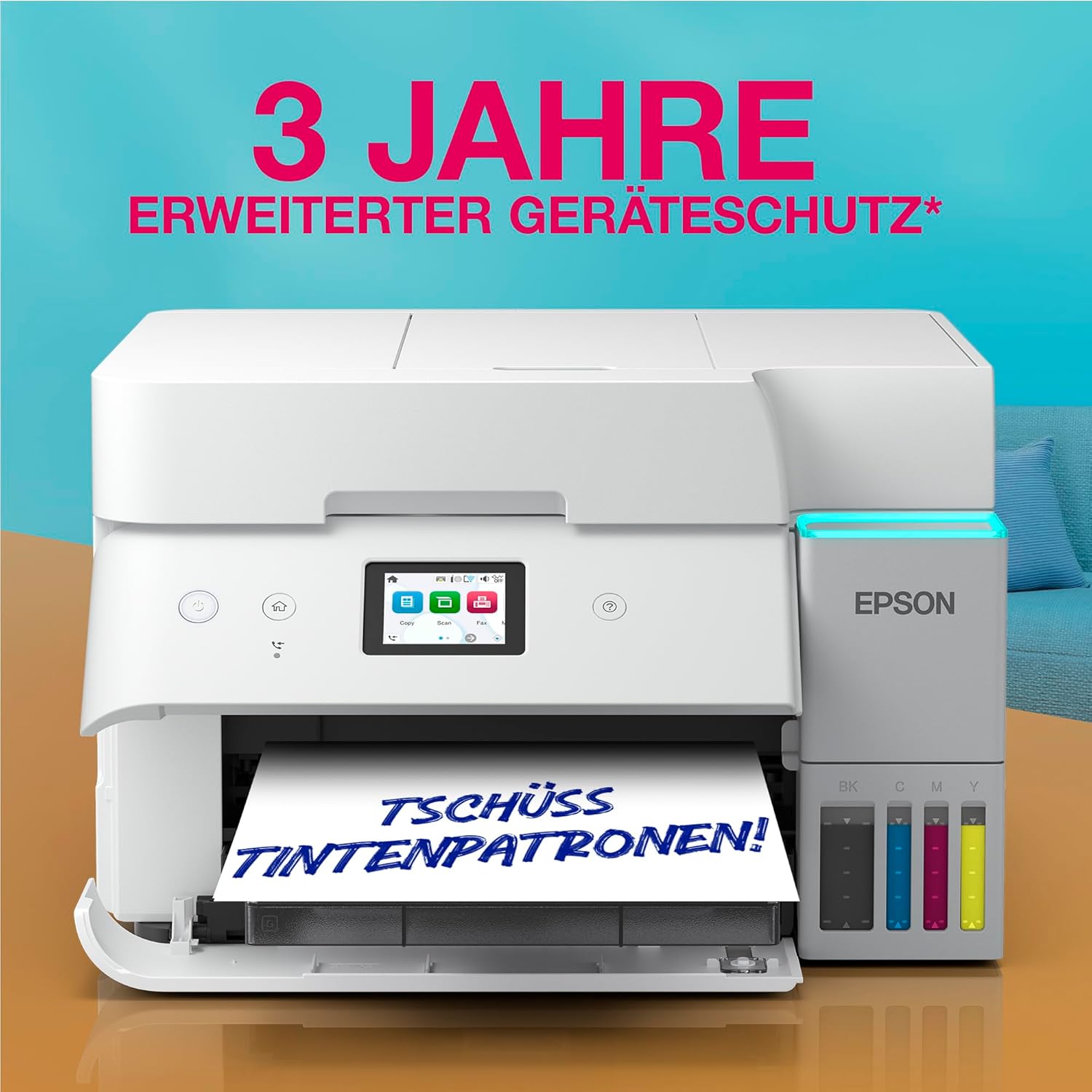 Epson EcoTank ET-4956 White A4 Multifunction Printer with Wi-Fi & AirPrint Ink Tank, Automatic Document Feeder, Duplex Print, Scan, Copy, Up to 3 Years of Ink Included – Bild 10
