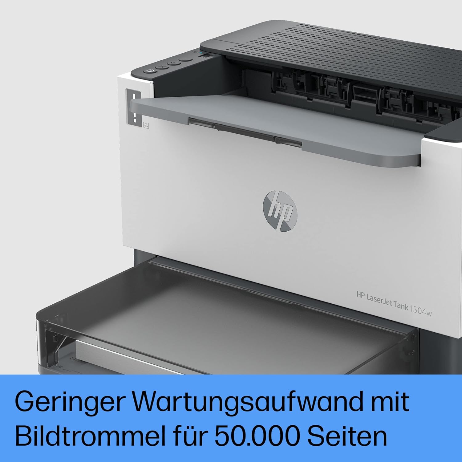 HP LaserJet Tank 1504w Laser Printer with Dual Band Wi-Fi, Bluetooth LE, Smart App, Includes Original Toner for up to 5000 Pages, 22 ppm, Print on Both Sides, Energy-saving, White – Bild 6