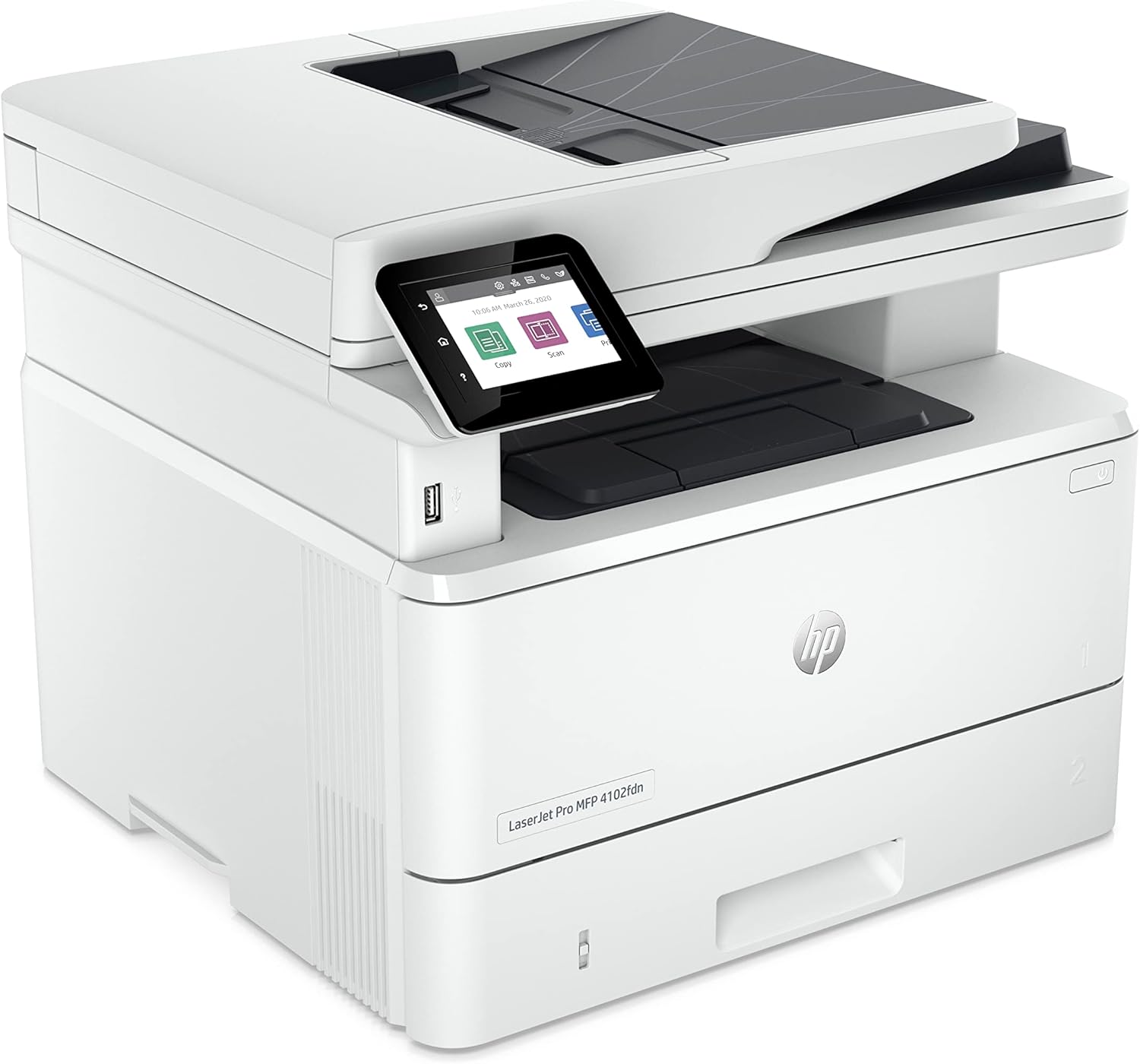 HP LaserJet Pro MFP 4102fdn Multifunction Laser Printer, Fax, Automatic Double-Sided Printing, High Print Speed, Up to 80,000 Pages per Month, Wolf Pro Security – Bild 12