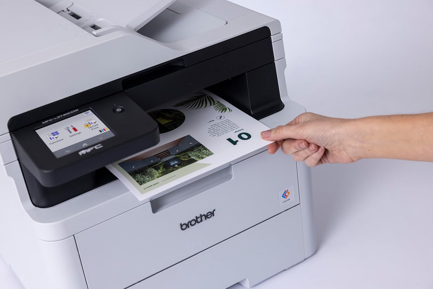 Brother MFC-L3740CDW - 4-in-1 Colour Multifunction Device with WLAN/LAN and Duplex Printing – Bild 4