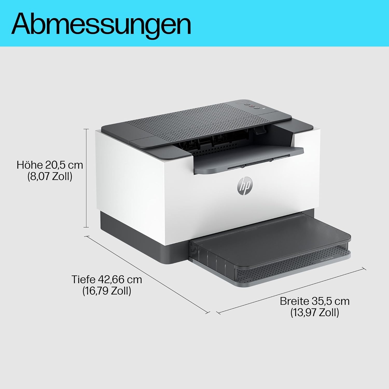 HP LaserJet M209d Laser Printer Black and White Automatic Double-Sided Printing, USB, LED Control Panel, Output Tray for 100 Sheets, Auto-On/Auto-Off, Smart App – Bild 11