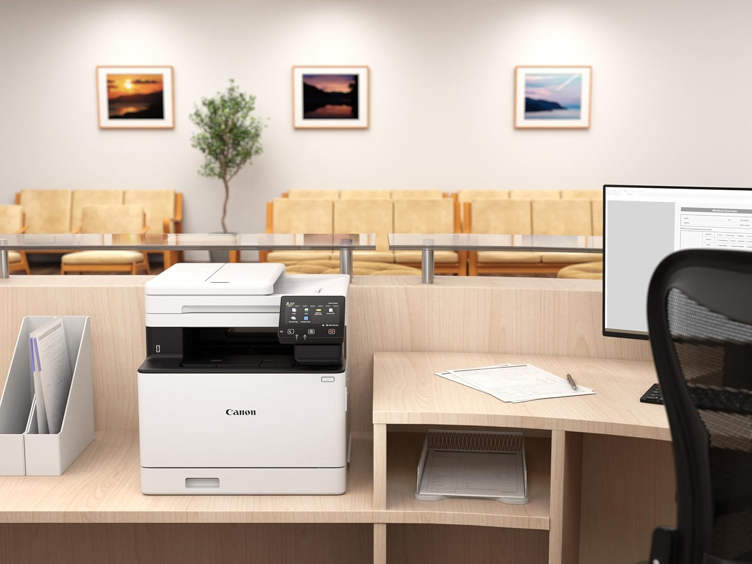 Canon i-SENSYS MF752Cdw A4 Colour Laser MFP Print Copy Scanning, USB, LAN, WLAN, 250 Sheets Paper Cassette, 12.7 cm LCD Colour Touch Screen, Duplex Printing – Bild 6