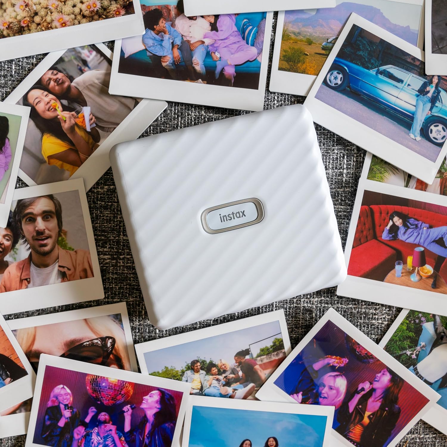 INSTAX LINK Wide Smartphone Printer, Ash White – Bild 3
