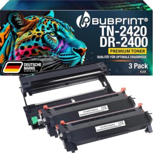 Bubprint XXL Toner and Drum Compatible as Replacement for Brother TN2420 DR2400 for MFC-L2710DW MFC-L2710DN MFC-L2750DW HL-L2310D HL-L2350DW HL-L2370DN HL-L2375DW DCP-L2510D DCP-L2530DW