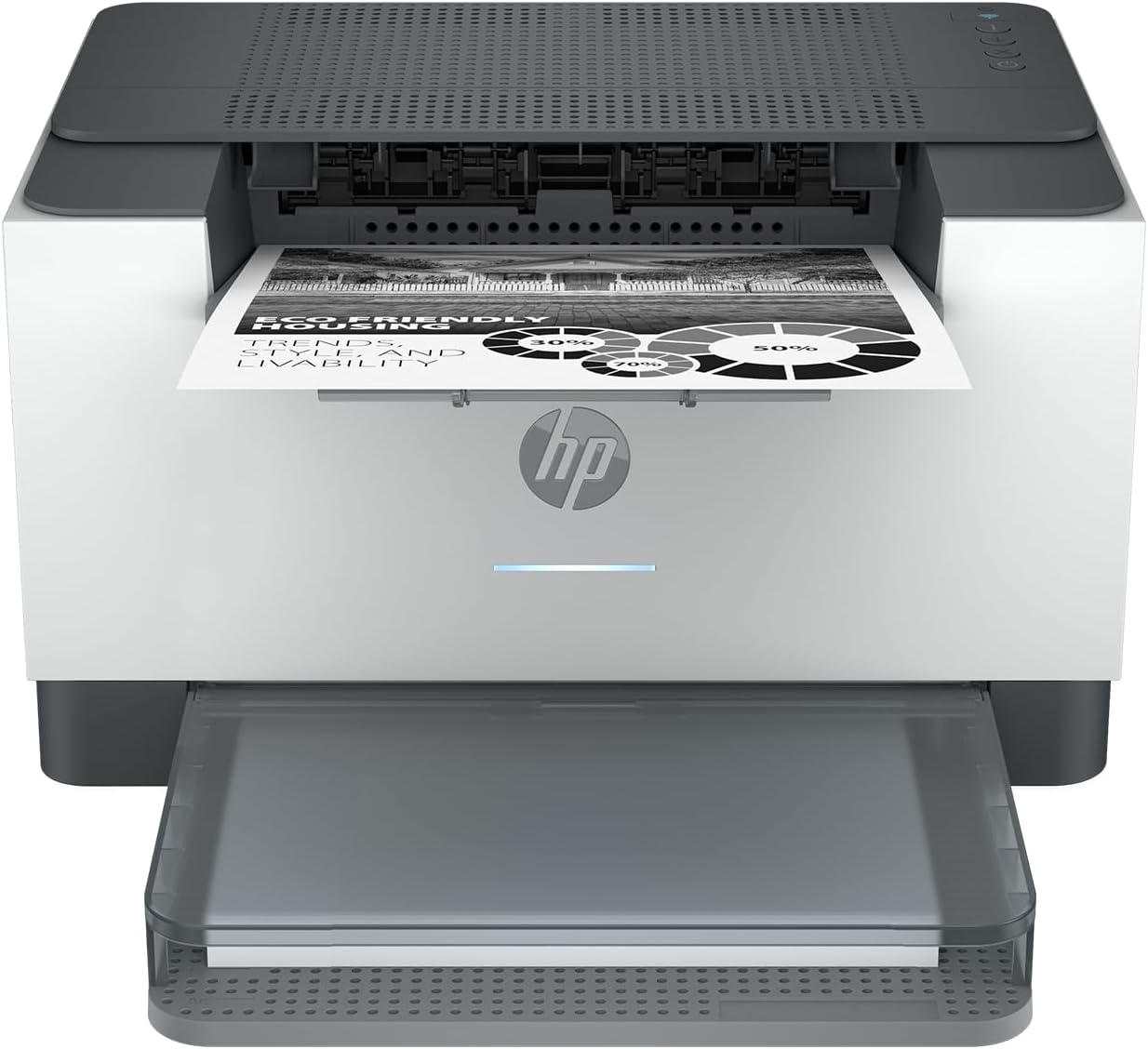 HP LaserJet M209dw Laser Printer Black and White, Double-Sided Printing, Dual-Band Wi-Fi, USB, Smart App, LED Control Panel
