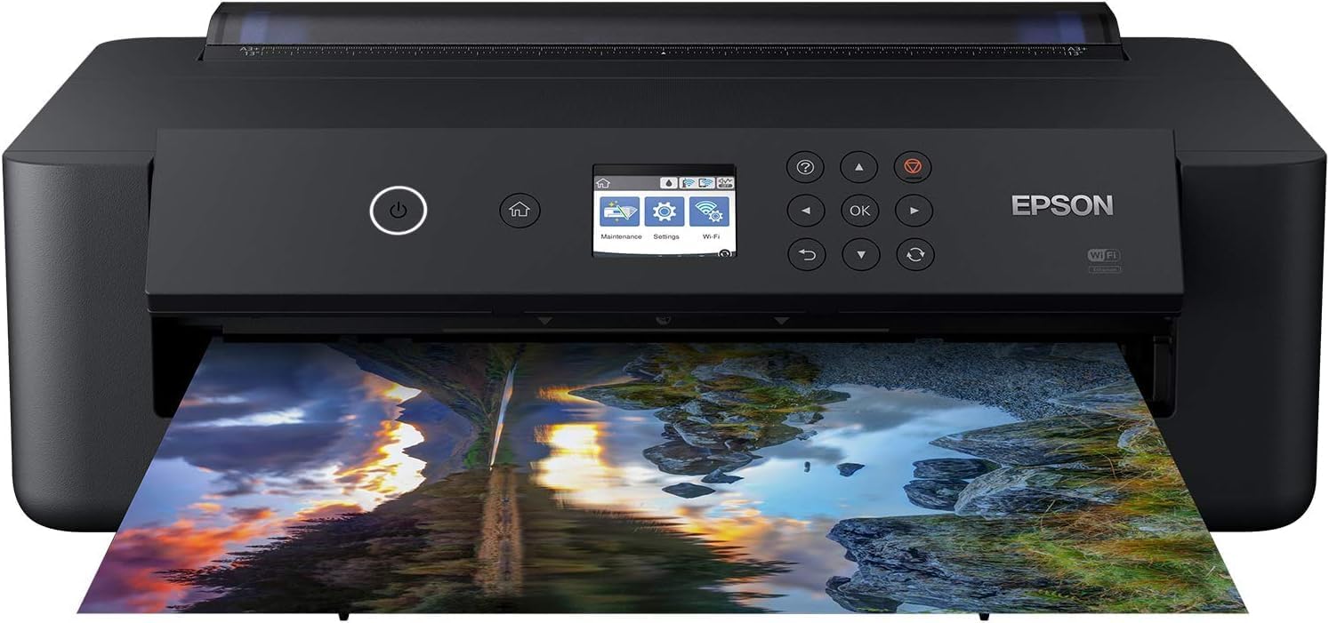 Epson Expression Photo HD XP-15000 DIN A3 Inkjet Printer (Print Only, WiFi, Ethernet, Duplex, 2.4 Inch Display, Single Cartridges, 6 Colours, up to DIN A3+, Amazon Dash Replenishment Capable) Black – Bild 2